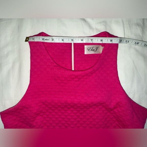 Eliza J Pink Ruffled Sheath Dress Cocktail - Picture 6 of 13